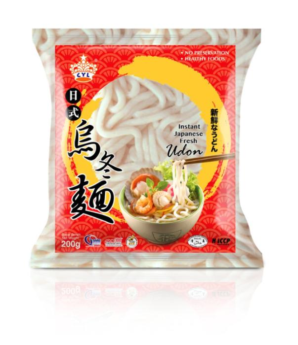 Instant Japanese Fresh Udon (200G)/ CYL 日式乌冬面 (200克)